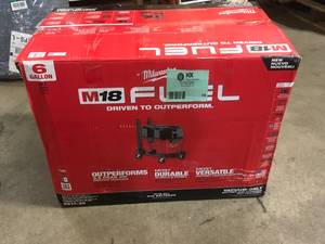 M18 FUEL 6 Gal. Cordless WetDry Shop Vacuum with Filter, Hose, and Accessories by Milwaukee  Customer Returns See Pictures