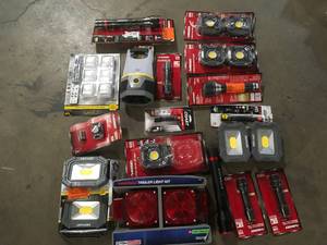 Lot of Mixed Lighting  Various Models and Conditions Customer Returns See Pictures