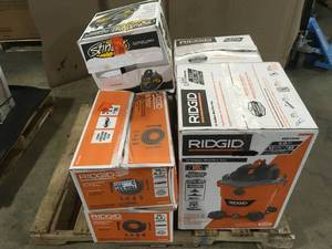 Small lot of Mixed WetDry Shop Vacs Various Models and Conditions Customer Returns See Pictures