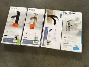 Lot of Moen Faucets Various Models and Conditions  Customer Returns See Pictures