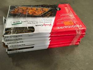 6 Lots of ReadyCook Air Fry Tray by Frigidaire Customer Returns See Pictures