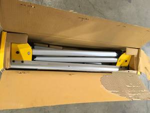 15.4 lbs. Heavy Duty Work Stand with Miter Saw Mounting Brackets by DEWALT  Customer Returns See Pictures