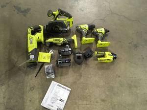 Ryobi One 18V 6-Tool Combo Kit Customer Returns See Pictures