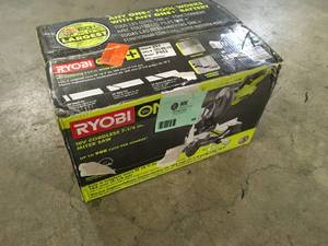 ONE 18V Cordless 7-14 in. Compound Miter Saw (Tool Only) by RYOBI Customer Returns See Pictures