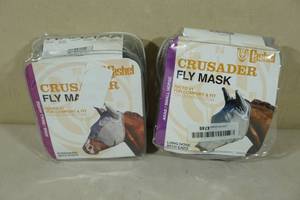 2 Cashel Crusader Fly Masks -ArabSmallhorse Standard & Long Nose with Ears