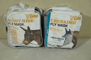 2 Cashel Crusader Fly Masks -Draft Long NoseMule with Ears
