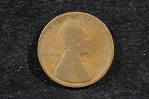 1909-P US Wheat Penny Coin