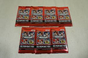 7 Packs Panini 2021 Prizm Basketball Draft Pick Cards