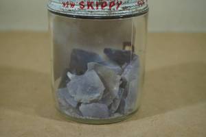 Jar of Raw Amethyst Stones