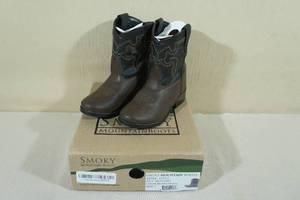 Smoky Mountain Boots -Little Kid Size 7, BrownBlack