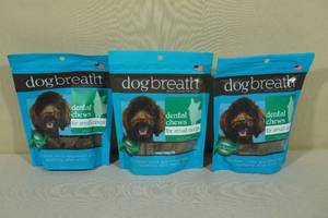 3 Packs Dog Breath Dental Chews for Small Dogs