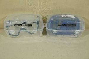 2 Cressi Snorkel Masks