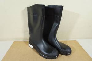 Servus Steel Toe Poly Rain Boots -Size 7, Black