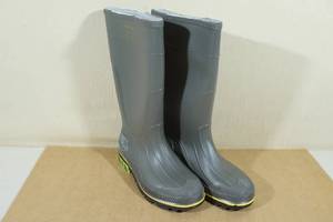 Servus Steel Toe Poly Rain Boots -Size 6, Grey