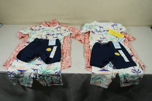 Assorted New Cat & Jack Clothing -2T Shorts, Size 10 PJs, Size 1214 Button Shirts
