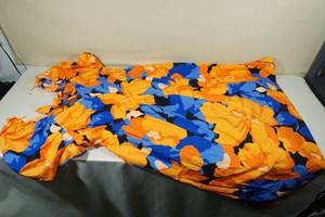 Tabitha Brown Dress -24W26W, Orange Floral