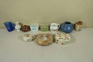 Assorted Pots, Dishes with Lids