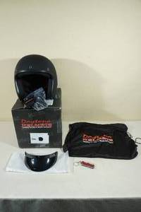 Daytona DOT Cruiser Open Face Motorcycle Helmet - 2XL, Dull Black