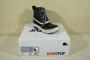 Xtratuf Womens 6 Legacy Lace Waterproof Boots -Size 7, Black