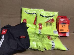lot 14 image: Lot of Milwaukee Work Clothing Customer Returns See Pictures