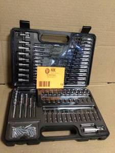 lot 15 image: Combination Drill and Screwdriver Set (109-Piece) by BLACKDECKER Customer Returns See Pictures