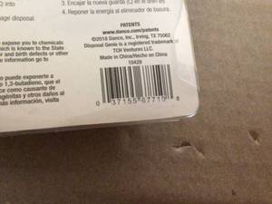 lot 41 image: Lot of Garbage Disposal Splash Guard by DANCO Customer Returns See Pictures