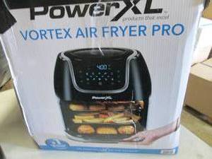 PowerXL Vortex Air Fryer open box, ...