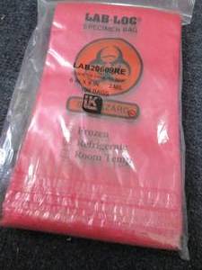 Specimen Transfer Bag, 9 In. L, PK1...