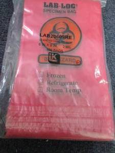Specimen Transfer Bag, 9 In. L, PK1...
