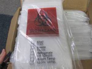 Reclosable Biohazard Specimen Bags,...