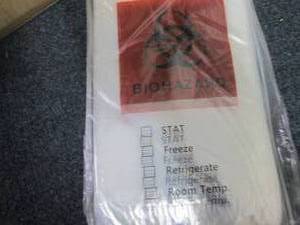 Reclosable Biohazard Specimen Bags,...