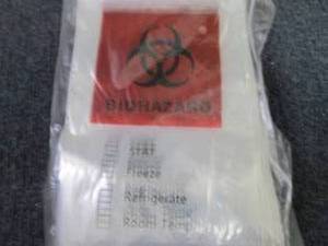 Reclosable Biohazard Specimen Bags,...