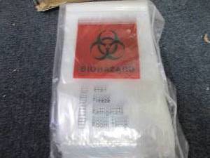 Reclosable Biohazard Specimen Bags,...