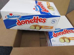 2- 40 Boxes Hostess Donettes Crunch...