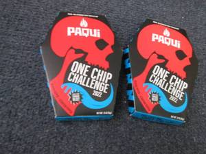 2 Paqui One Chip Challenge in date...