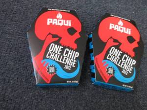 2 Paqui One Chip Challenge in date...
