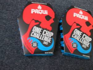 2 Paqui One Chip Challenge in date...