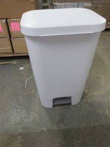 White Step Trash Bin...