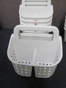 6 Plastic Bath Caddies...