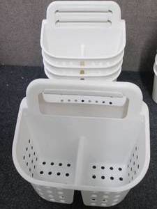 5 Plastic Bath Caddies...