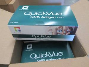 Case of SARS QuickVue Antigen Tests...