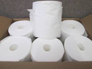 Case of 6 -250 ct Rolls White Spunl...