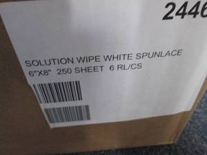 Case of 6 -250 ct Rolls White Spunl...