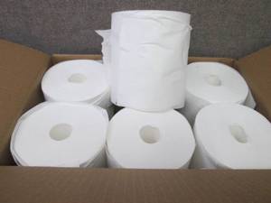 Case of 6 -250 ct Rolls White Spunl...