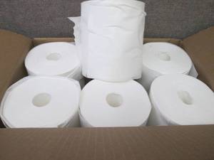 Case of 6 -250 ct Rolls White Spunl...