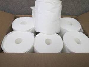 Case of 6 -250 ct Rolls White Spunl...