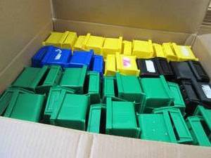 Box of Assorted Small Organizing Bi...