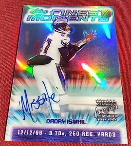 lot 29 image: 2000 Topps Finest Qadry Ismail Autographed Card