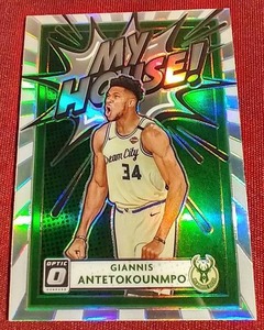 lot 64 image: 2020-21 Optic Giannis Antetokounmpo My House Prizm Card