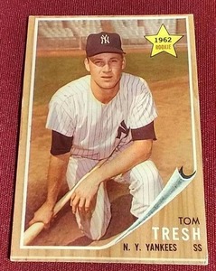 lot 82 image: 1962 Topps Tom Tresh Rookie Card
